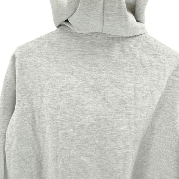 Peanuts Snoopy Christmas Tree Woodstock Hoodie Sweatshirt Light Gray Pullover L - Picture 6 of 9